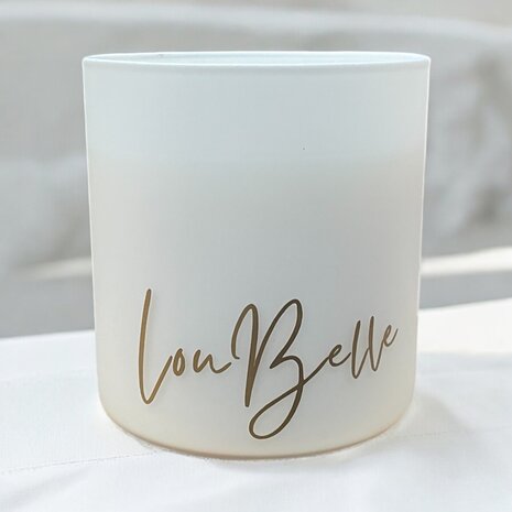 Louelle Kaars | Bijenwas | Wit