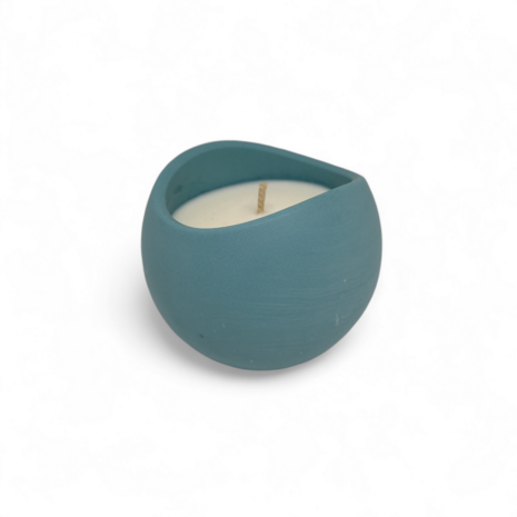 Geurkaars Lucie Lou - Blauw | jesmonite