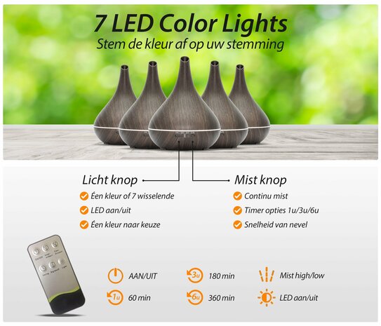 Lotus Pro | Dark Wood | Aroma Diffuser