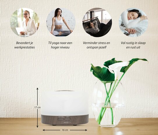 Happiness Pro | Dark Wood | Aroma Diffuser