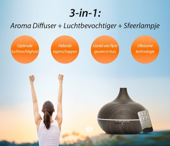 Essential Pro | Dark Wood | Aroma Diffuser