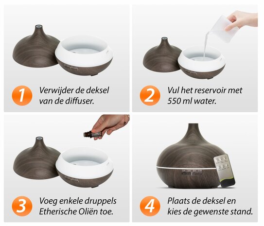 Essential Pro | Dark Wood | Aroma Diffuser