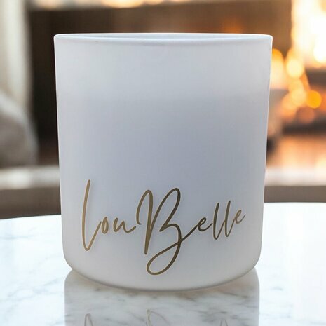 Louelle Kaars | Black Rose | Personaliseerbaar