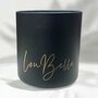 Louelle kaars | Bijenwas | zwart